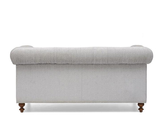 Mark Harris Montrose Grey Plush Fabric 2-seater Sofa