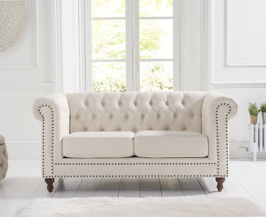 Mark Harris Montrose Ivory Linen 2-seater Sofa