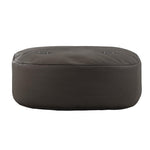 Oblong Luxurious Leather Pouff - By Trimm - Real Scandinavian Quality