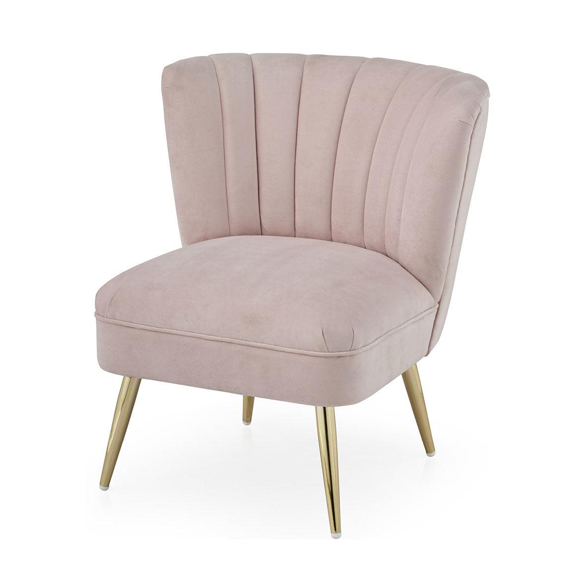 Quince | Cocktail Chair in Blush Pink