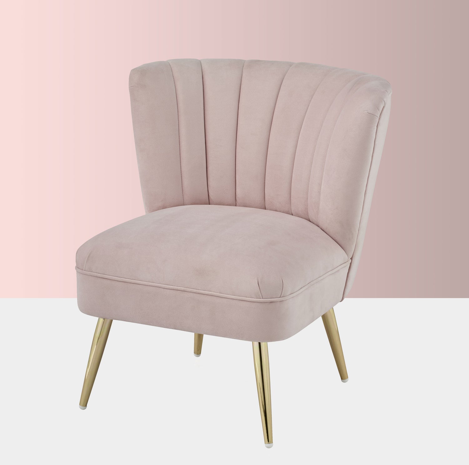 Quince | Cocktail Chair in Blush Pink