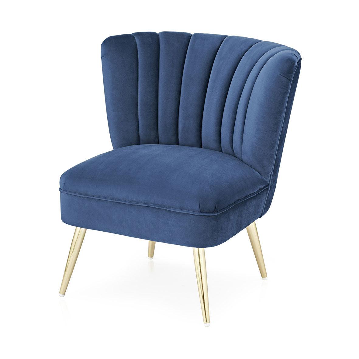 Quince | Cocktail Chair in Midnight Blue