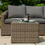 Rattan Effect Corner Set in Natural Weave