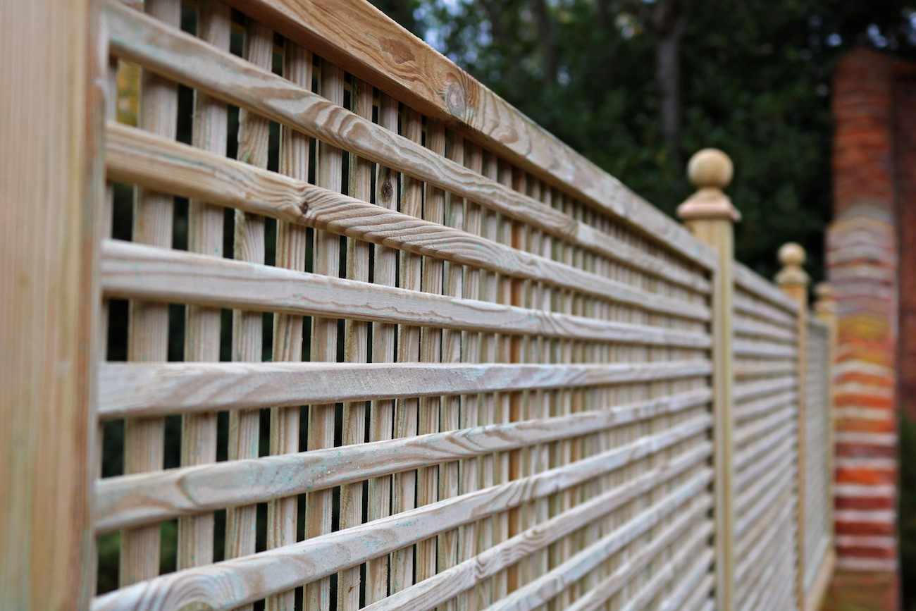 Small Square, Privacy Trellis Panel for extra privacy and growing up Pergolas and fencing