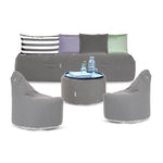 Social Set - Complete Outdoor Seating Set - By Trimm - Real Scandinavian Quality