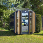 Stand-Alone, Solar Garden Office Pod, complete with desk and storage