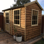 Tanalised Timber Apex Garden Shed, various sizes