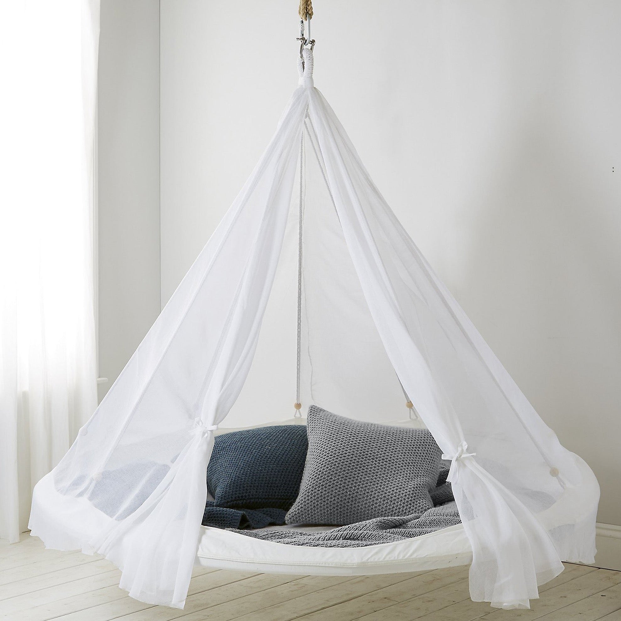Grey discount bed tent