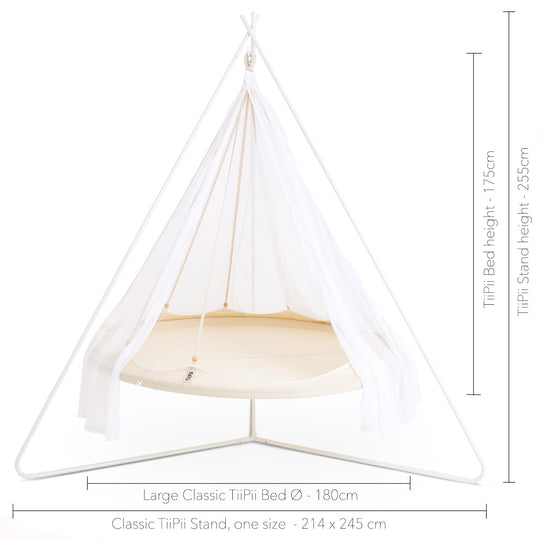 TiiPii Classic Hanging Day Bed Tent - Large-6ft Diameter, Four Beautiful Colours