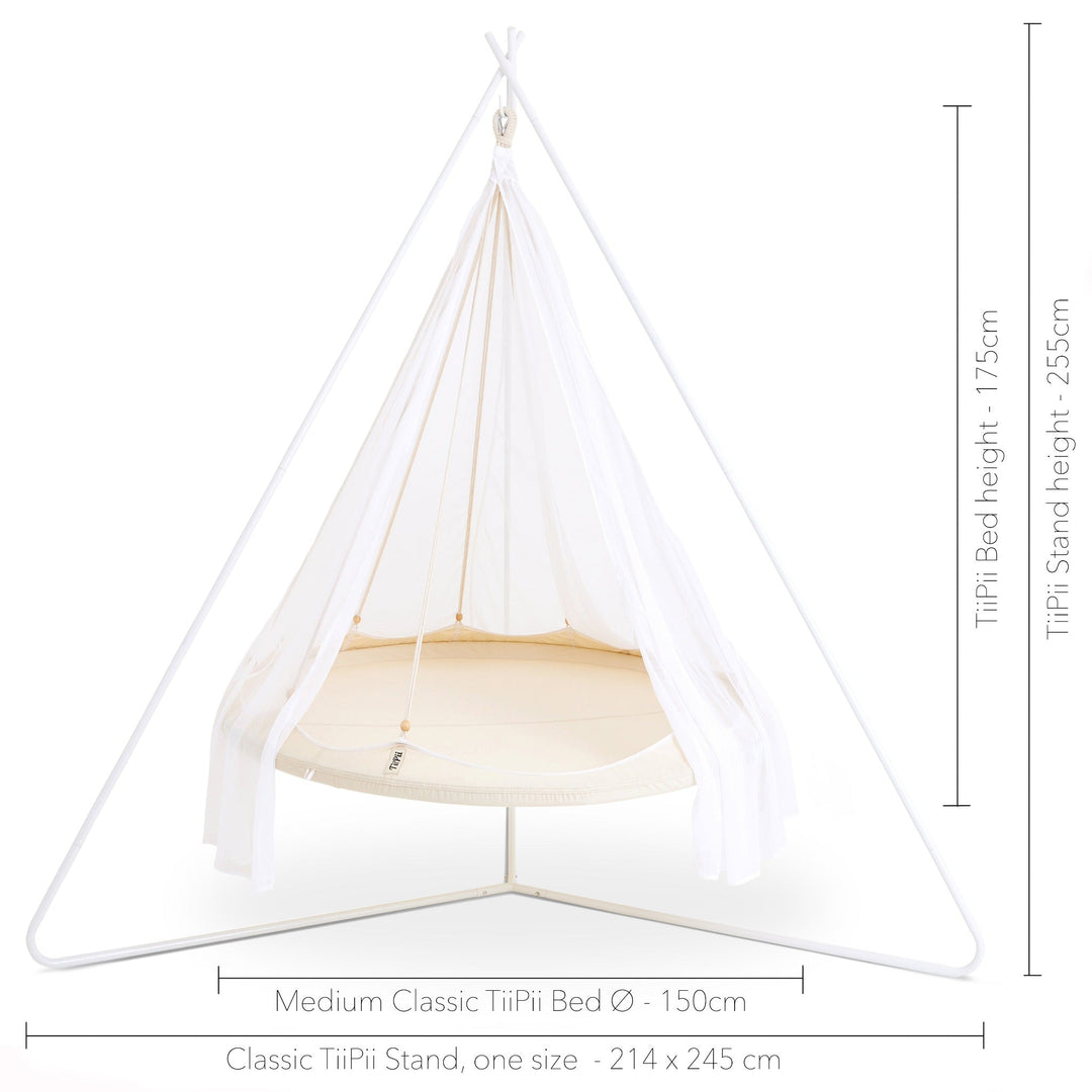 TiiPii Classic Hanging Day Bed Tent - Medium-5ft Diameter, Four Beautiful Colours