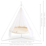 TiiPii Classic Hanging Day Bed Tent - Medium-5ft Diameter, Four Beautiful Colours