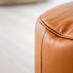 Tiny Moon Luxurious Leather Pouff - By Trimm - Real Scandinavian Quality
