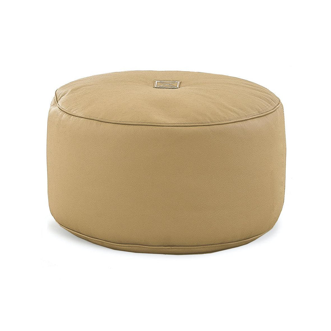 Tiny Moon Luxurious Leather Pouff - By Trimm - Real Scandinavian Quality