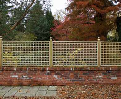 Treated Square Trellis Panel for privacy and growing up Pergolas and fencing
