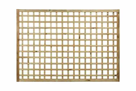 Treated Square Trellis Panel, with larger 70mm gap, ideal for growing up Pergolas and fencing