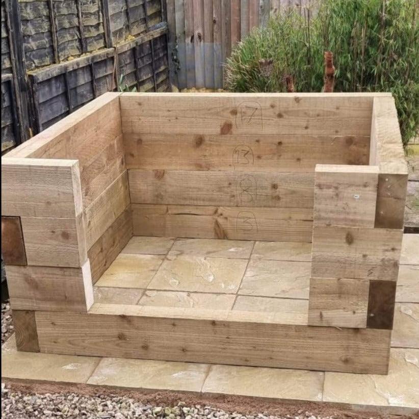 Wooden Koi LayzeePond With Window, Various Sizes & Options