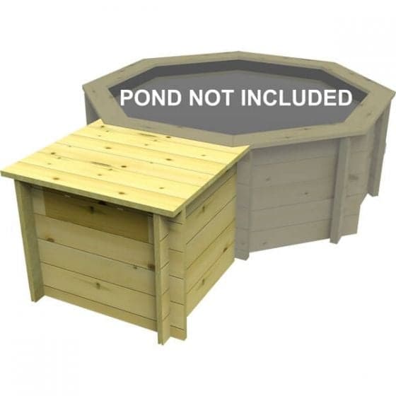 Wooden Pond Filtration Box